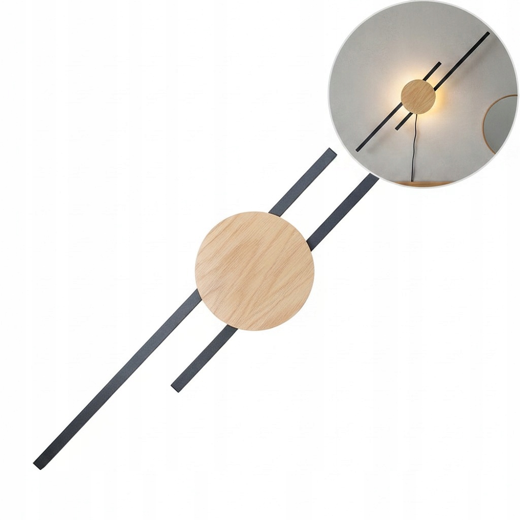 Led nástenné svietidlo čierne Java nad posteľ v spálni Tk Lighting