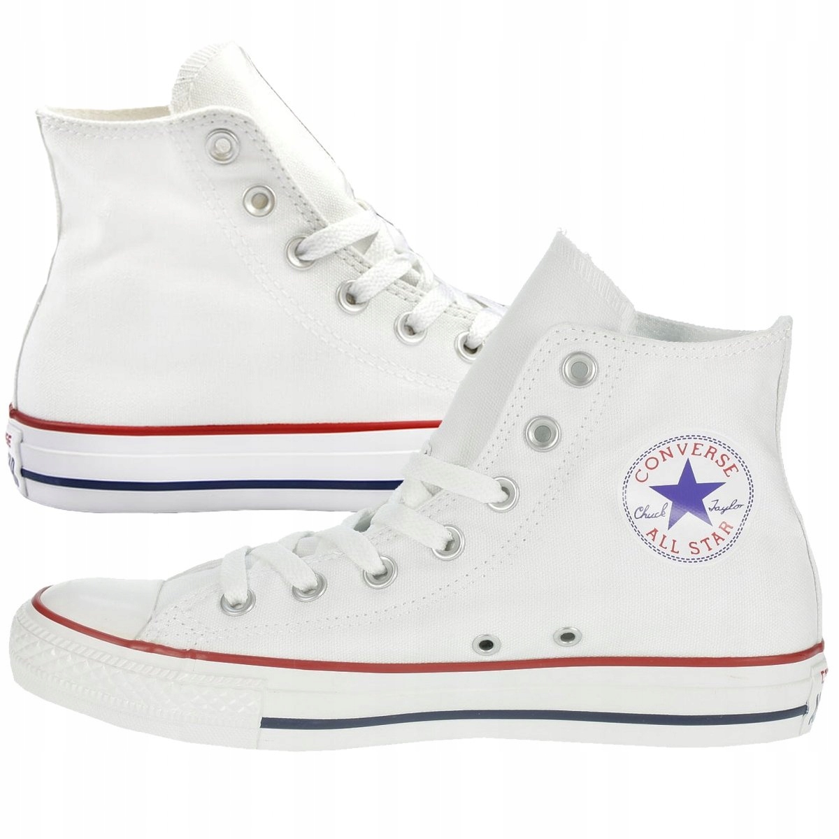 

Converse buty trampki białe wysokie Hi All Star 37