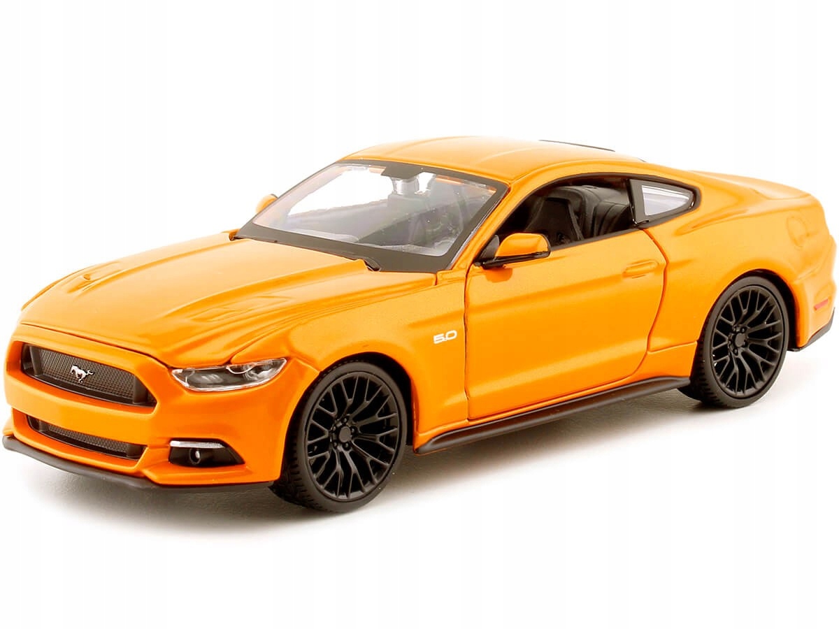 Ford Mustang Gt 5.0 2015 Oranžová Maisto 1:24 31508 O Model Auta