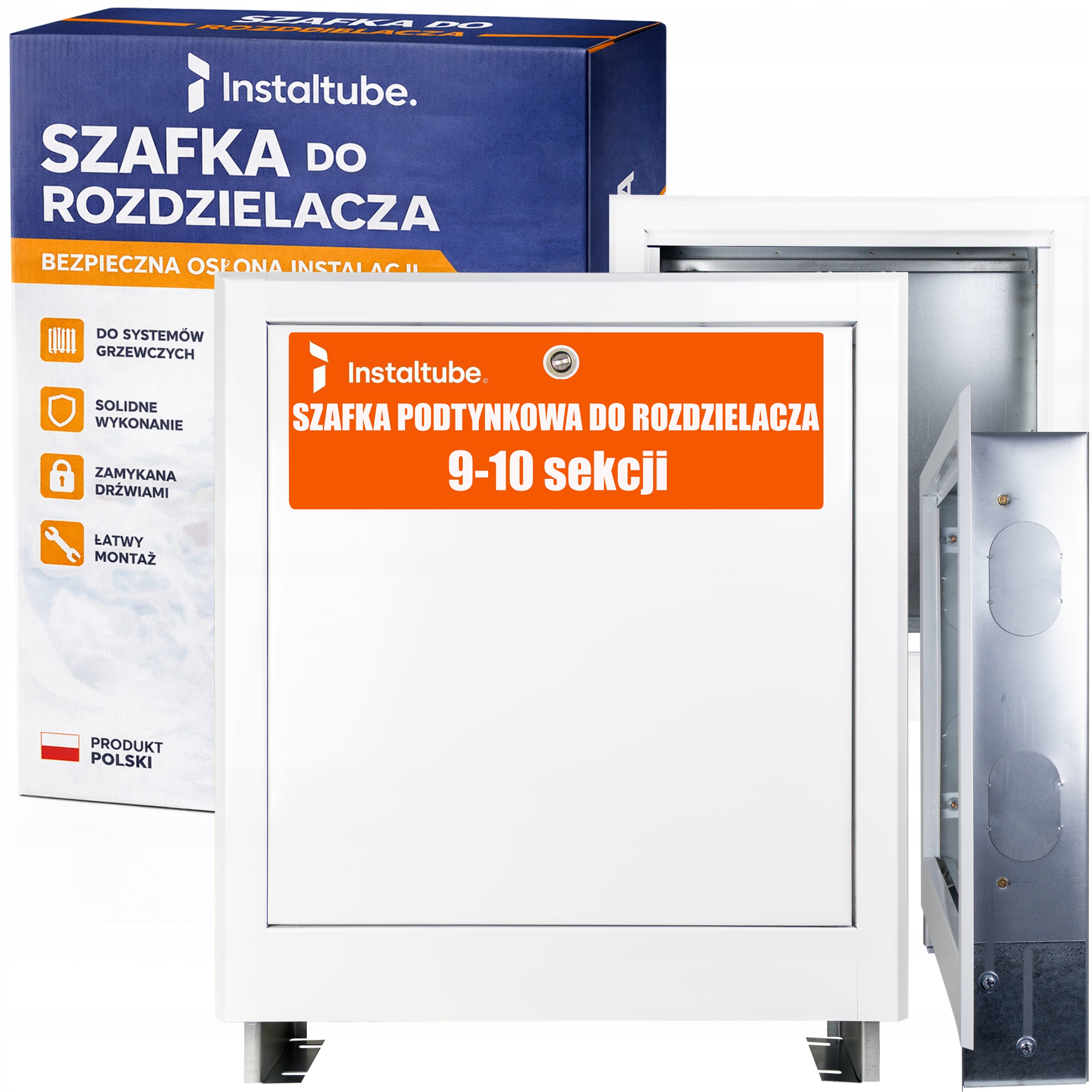 Szafka Podtynkowa Do Rozdzielacza 9 10 Obwody Regulowana Szyny Podłogówki