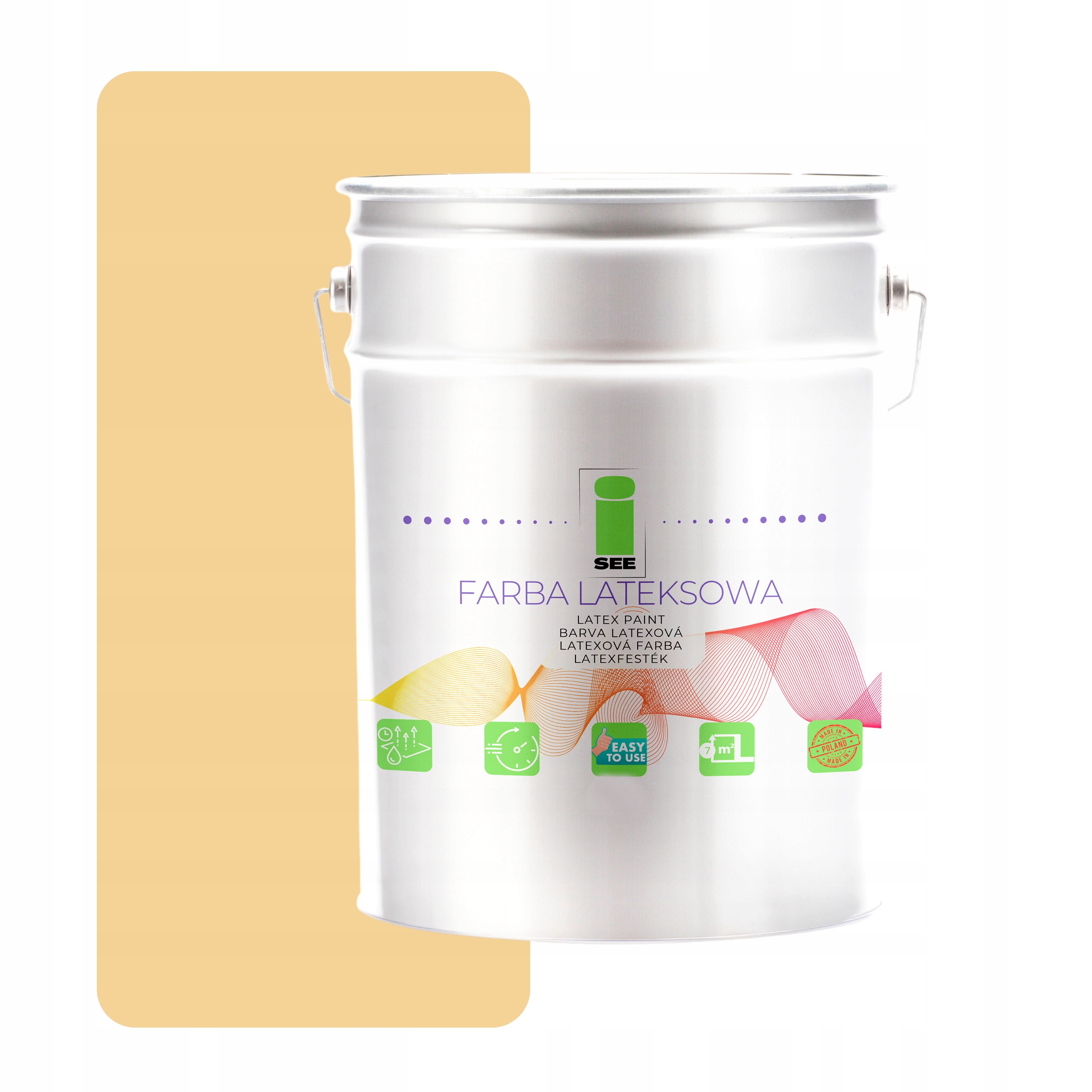 Latexová Farba Na Steny 10 L I See Hypoalergénna Piesková Žltá