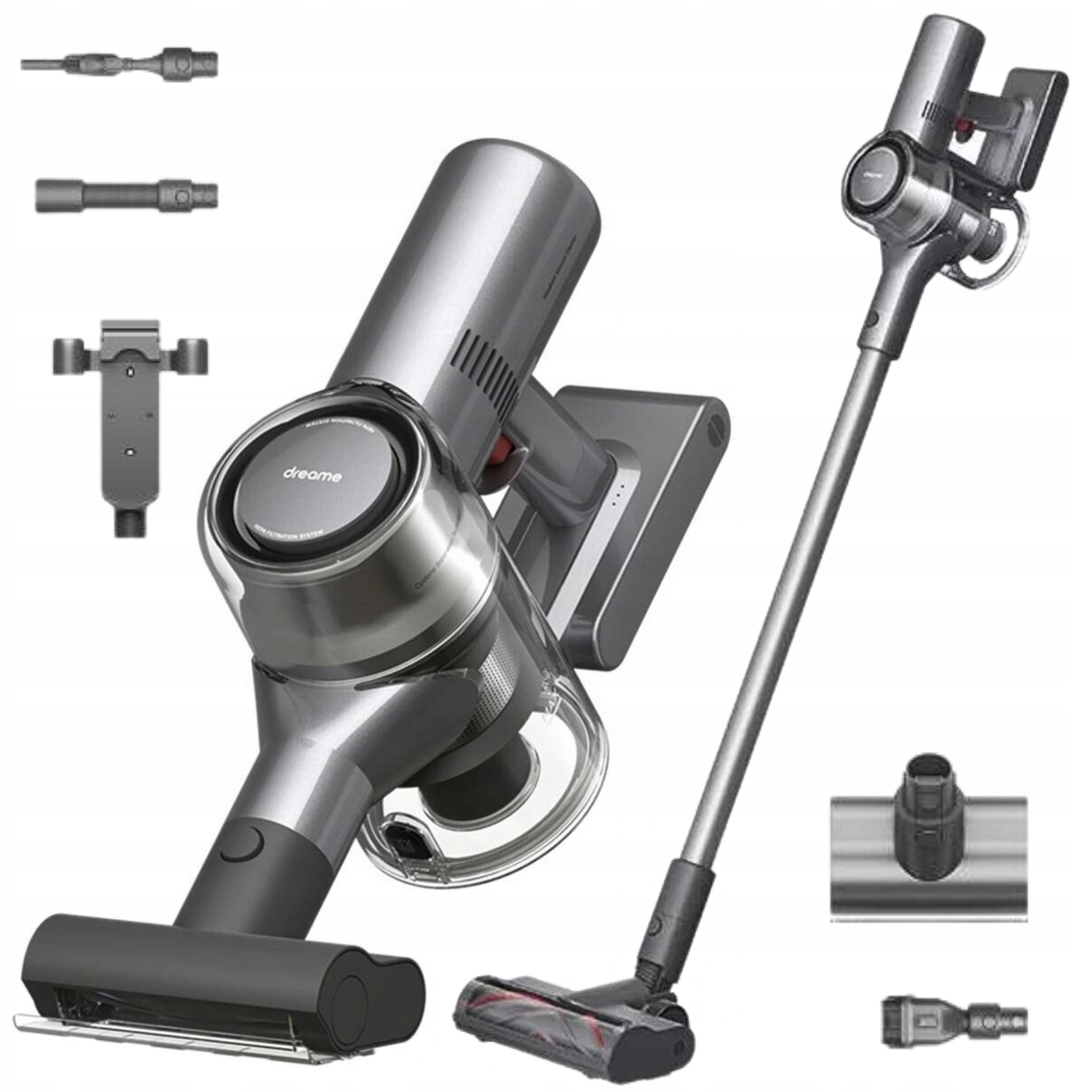 Odkurzacz pionowy Dreame Se Bezprzewodowy Odkurzacz Pionowy srebrny/szary