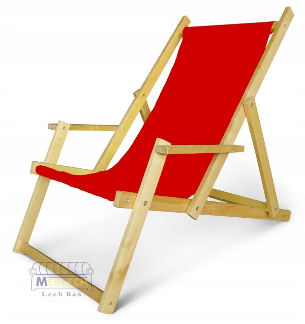 LEŻAK DREWNIANY Z PODŁOKIETNIKAMI Nr08 >PRODUCENT<