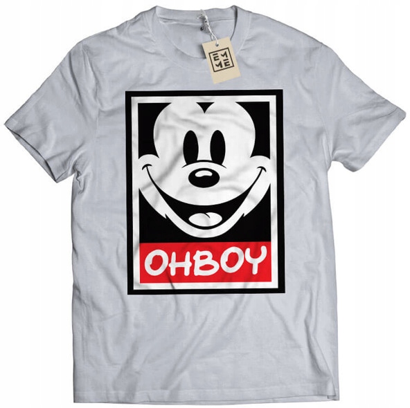 

Koszulka Ohboy Myszka Miki szara prezent 2XL