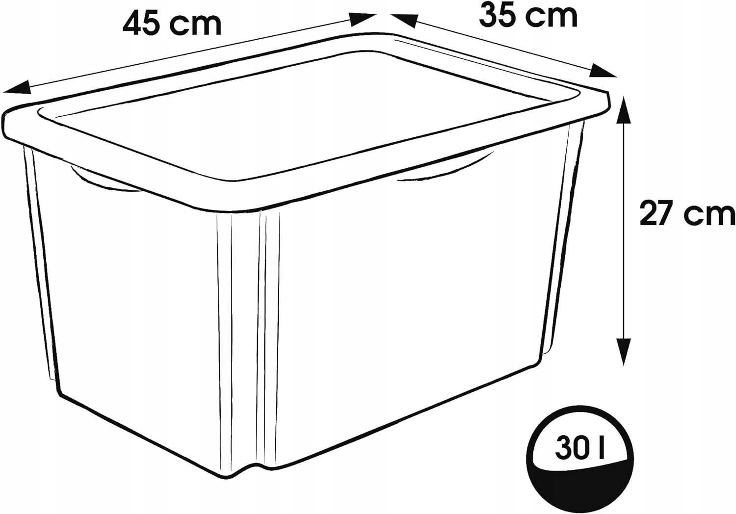 KEEEPER - Pojemnik na zabawki - pudełko kosz skrzynia - Bambi - 30 L Płeć chłopcy dziewczynki