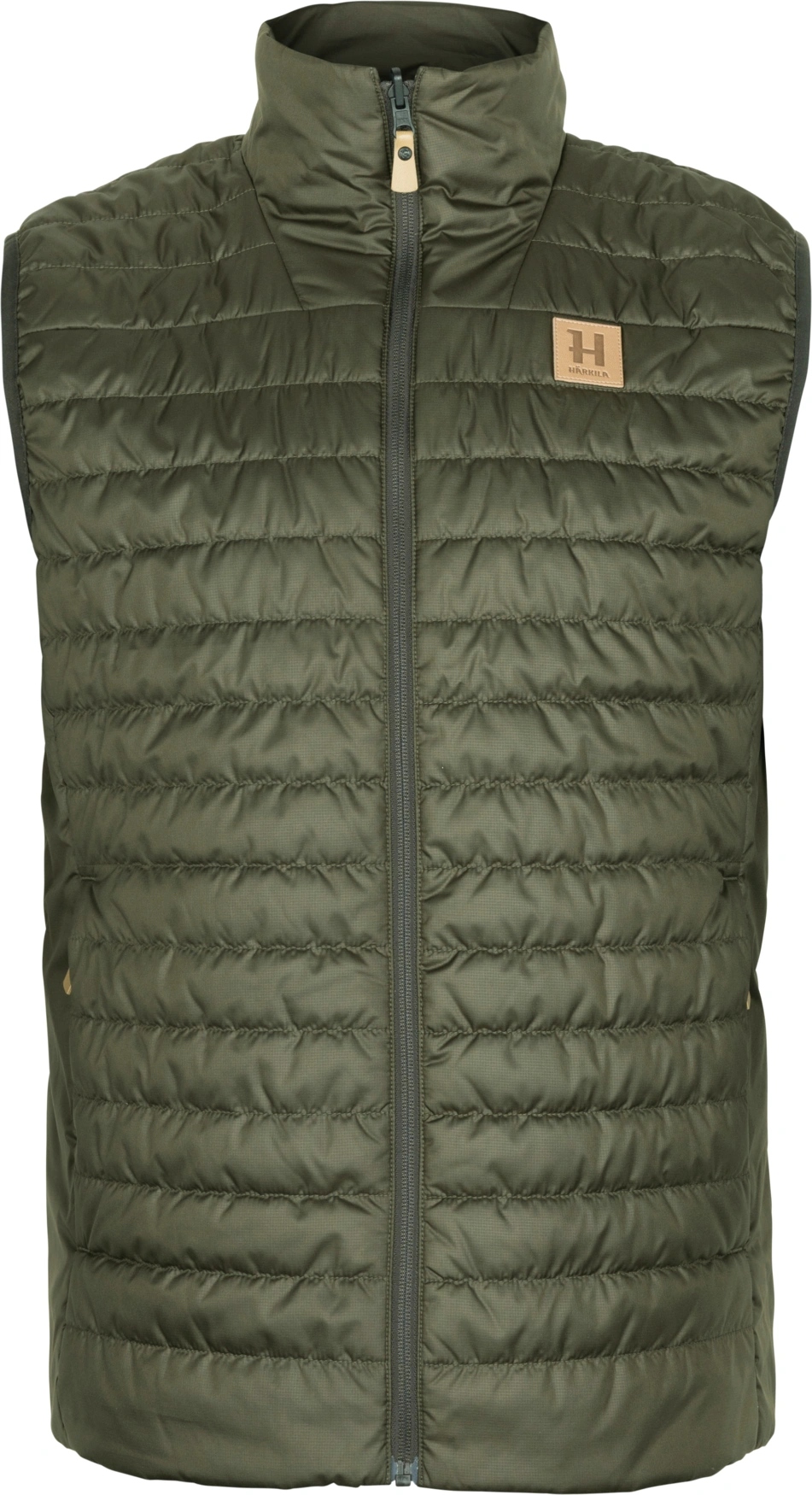 Kamizelka Męska dwustronna Härkila Kalix Hsp Willow green/Shadow brown XL