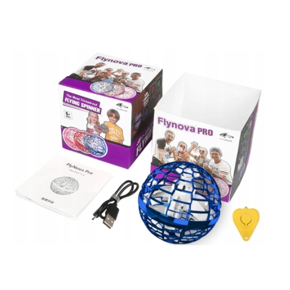 LATAJĄCY SPINNER FLYNOVA LED ŚWIECĄCA KULA TIKTOK Marka FlyNova