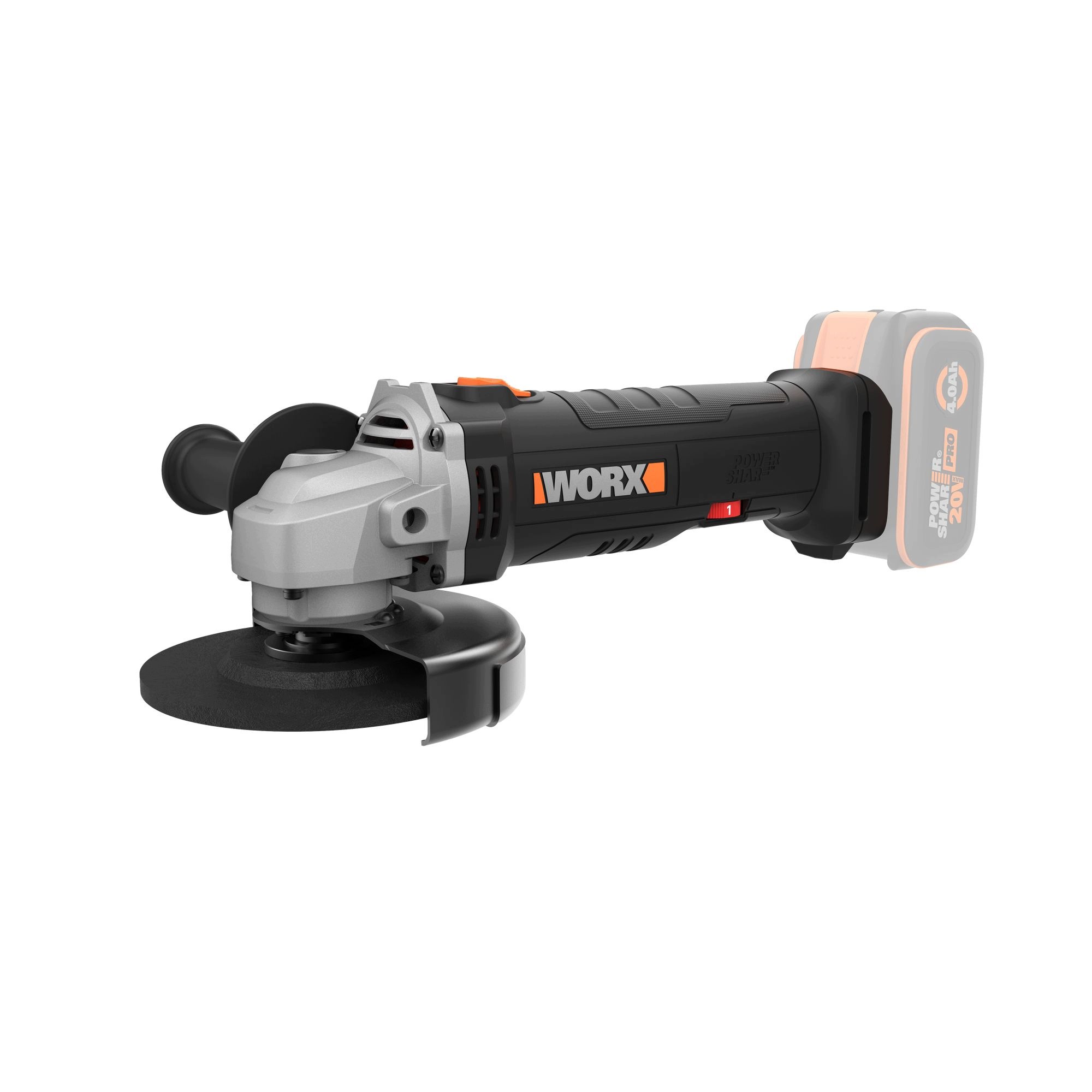 Szlifierka akumulatorowa Worx WX807.9 20V 125mm M14 2500–11000 obr./min