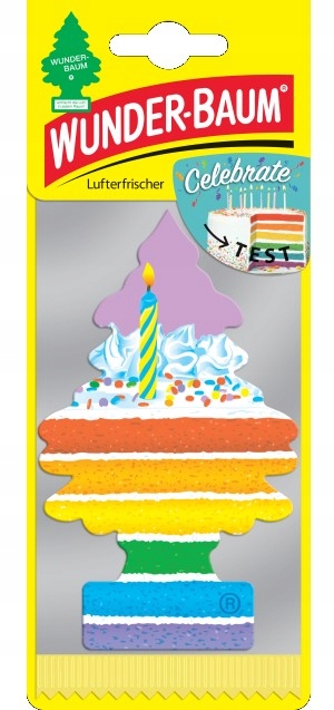 WUNDER BAUM ZAPACH CHOINKA TORT TĘCZA CELEBRATE