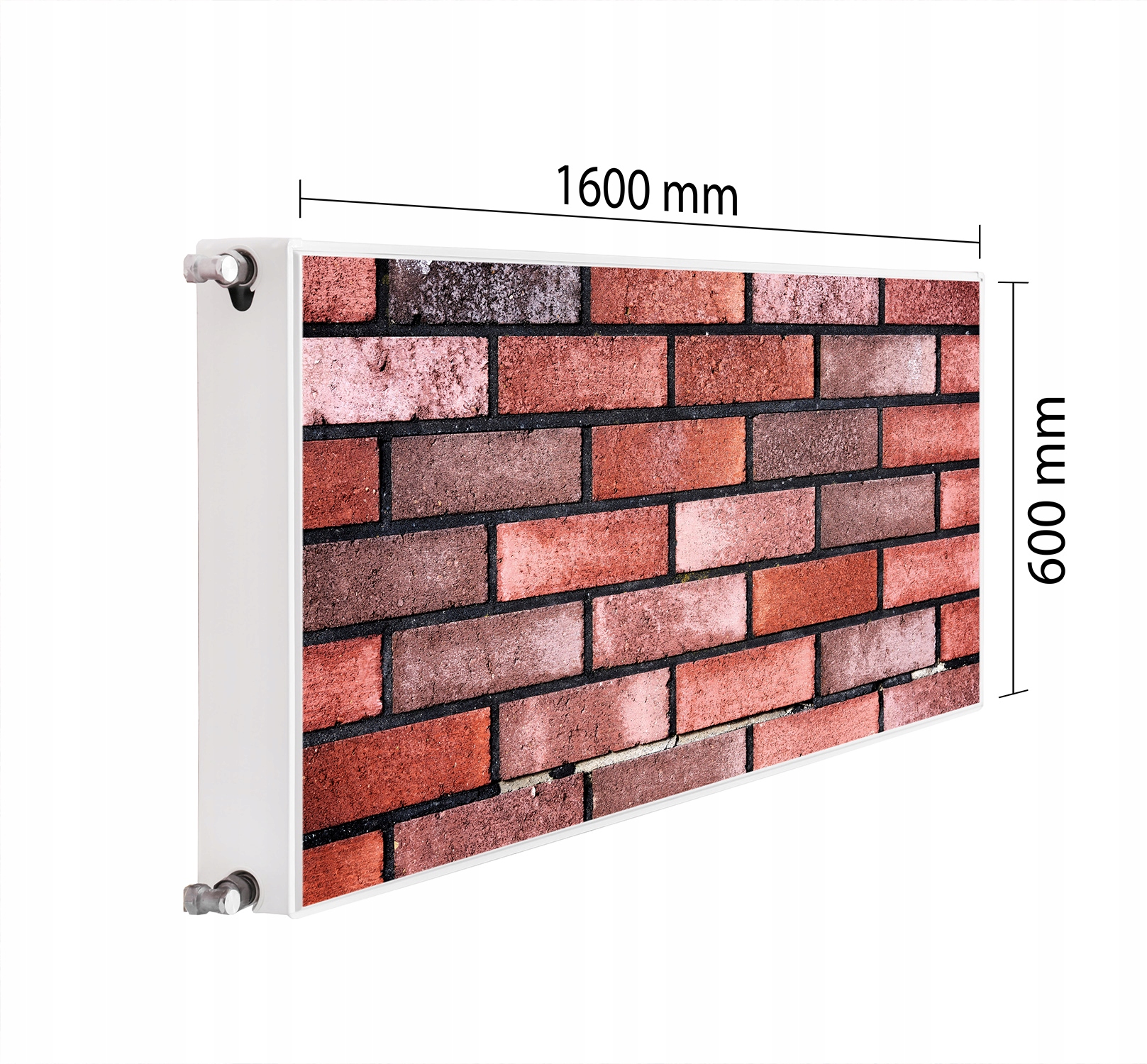 Magnetická Os?ona Na Radiátor 160x60 Cihlová Podložka Magnet