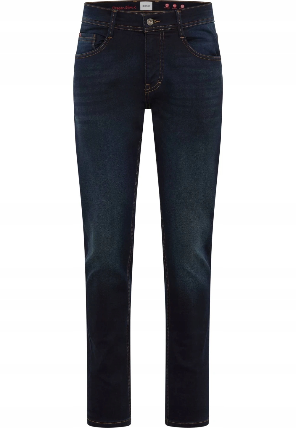 Džíny Pánské Džíny Kalhoty Tmavě Modré Oregon Slim K Mustang 32/34