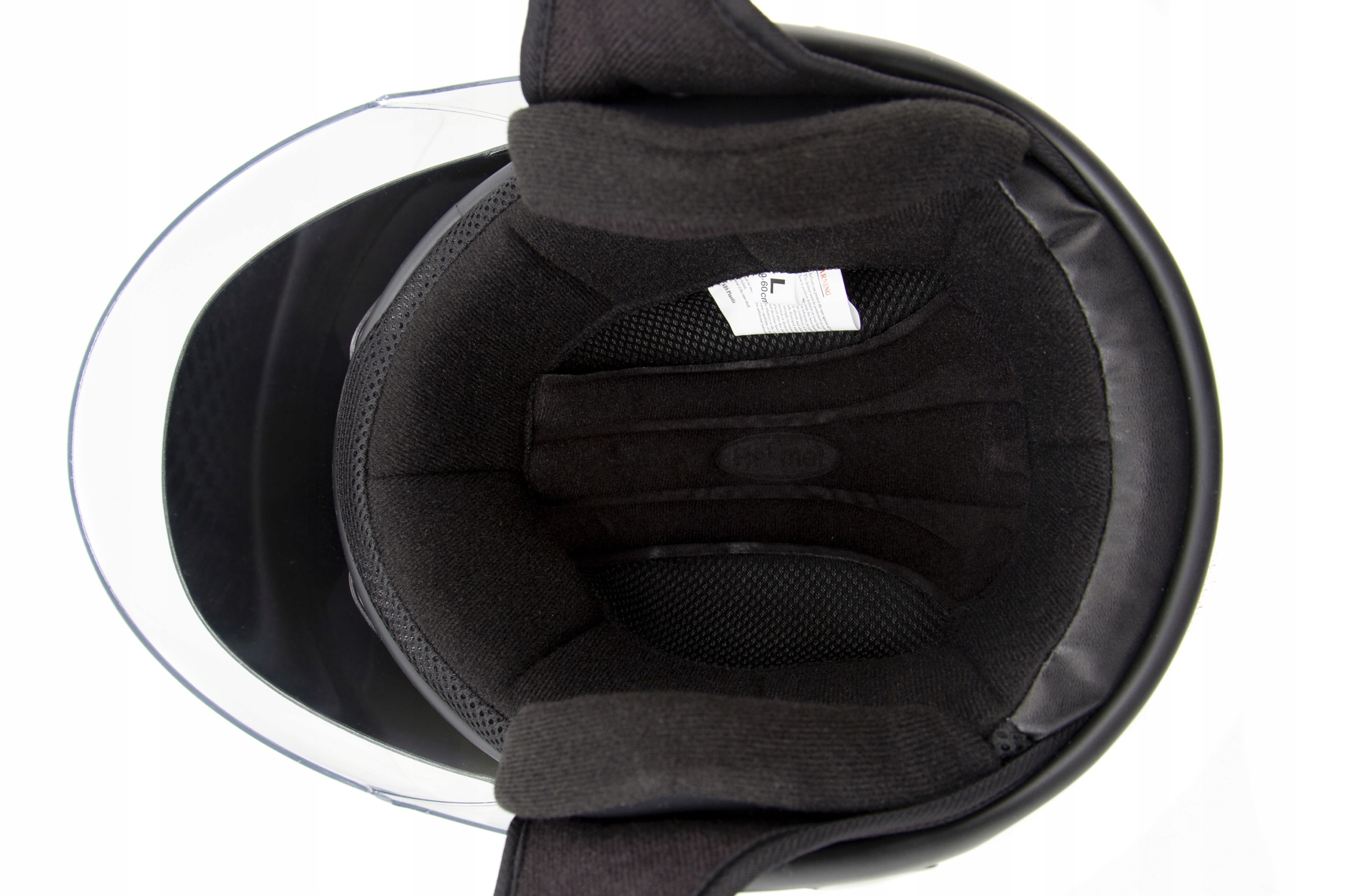 KASK OTWARTY MOTOCYKL MOTOR SKUTER QUAD LCZARNY POŁYSK Model 703