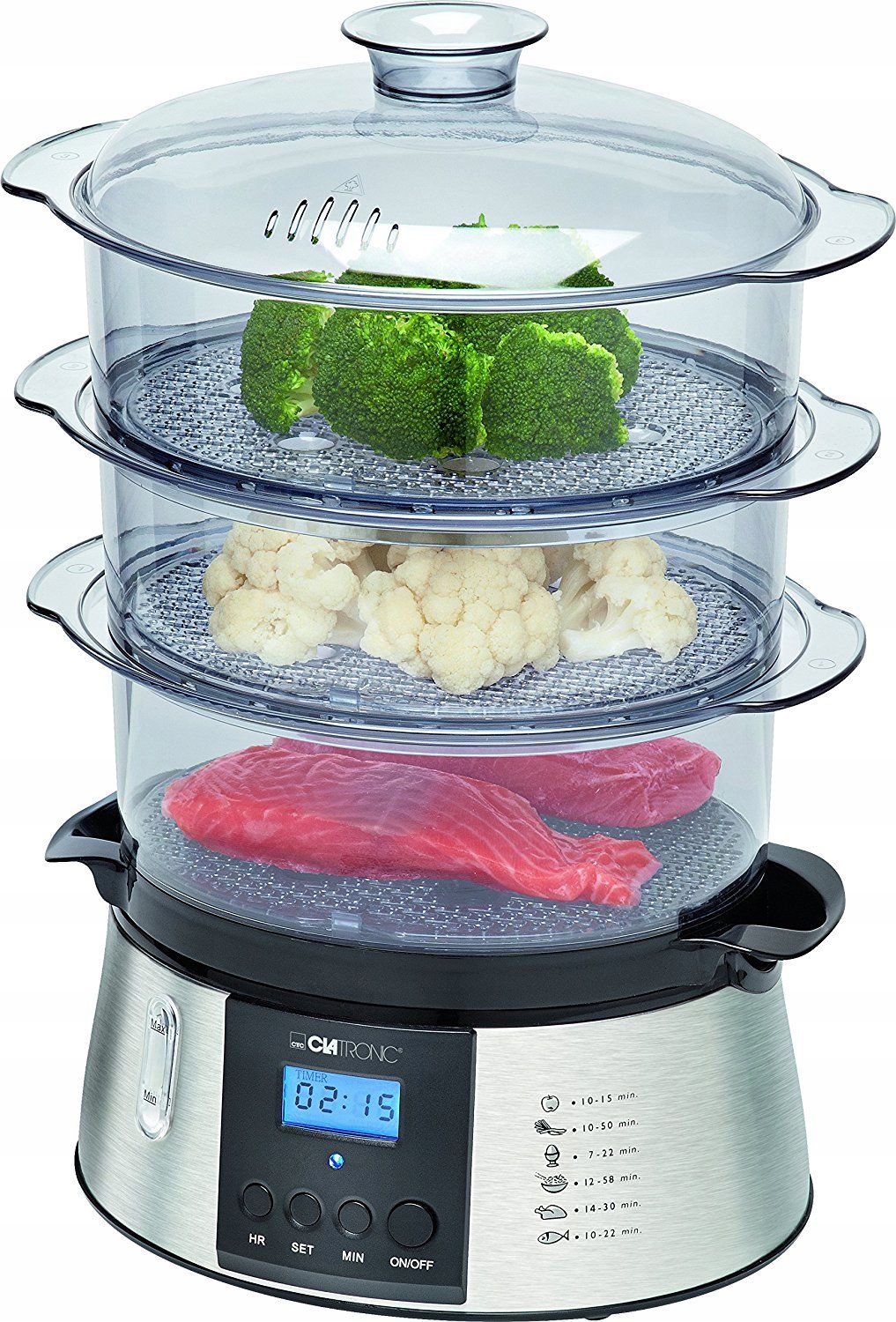 PAROWAR GOTOWANIE PARĄ 3 POZIOMY CLATRONIC DG 3547 Marka Clatronic