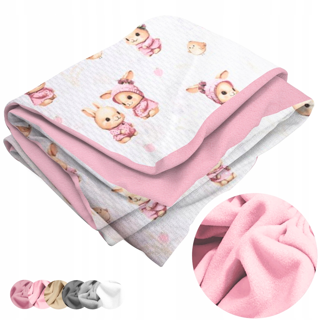 Přehoz 140x200 Deka letní přikrývka s fleecovou podšívkou Přírodní Bavlna Teplá