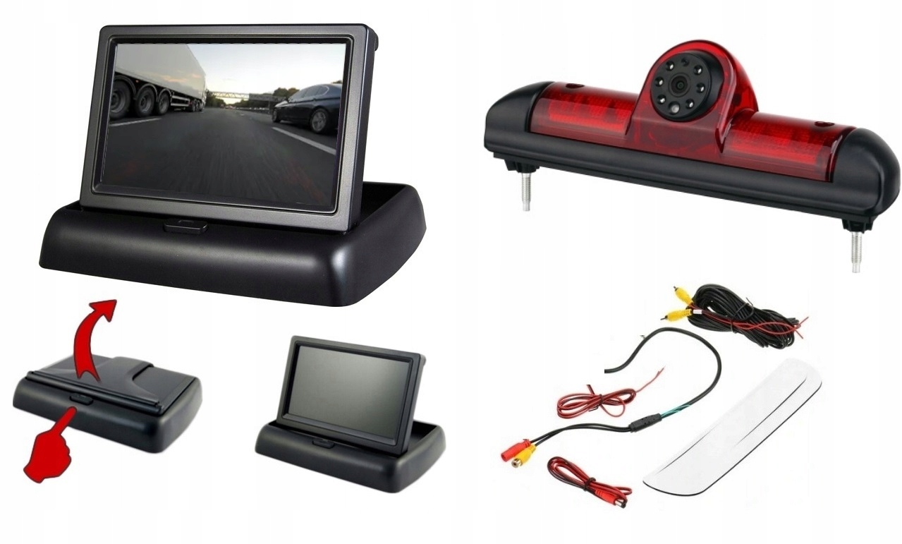 Monitor Cúvacia Kamera V Lampe 10 M Citreon Jumper 2006-21 Full Hd 1280P