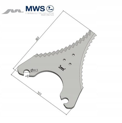 Nůž pro samosběrací přívěs Strautmann 763345002