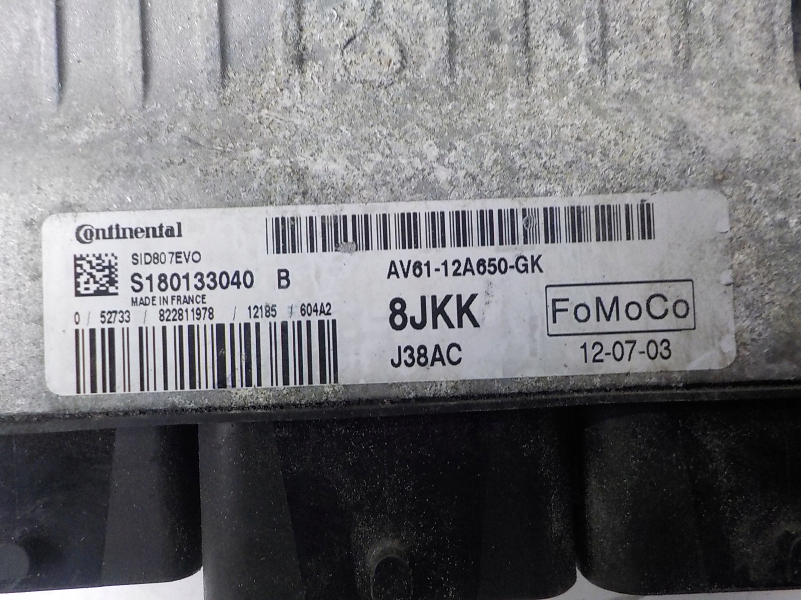 FORD C-MAX II computer control unit AV61-12A650-GK S180133040B 8JKK