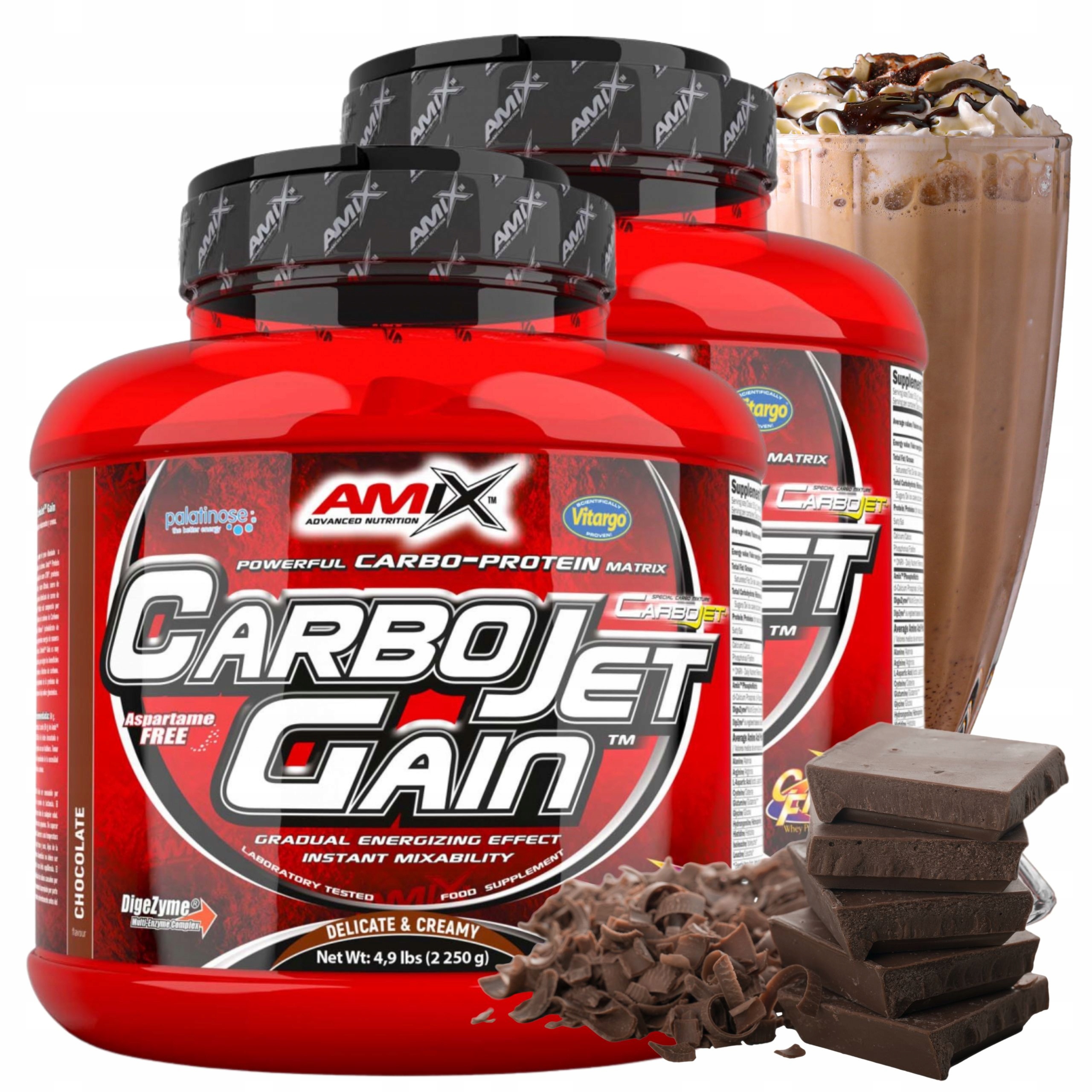 Doplněk Stravy na hmotu Gainer Na Přikrytí Protein Cfm Carbonhydrates Čokoláda