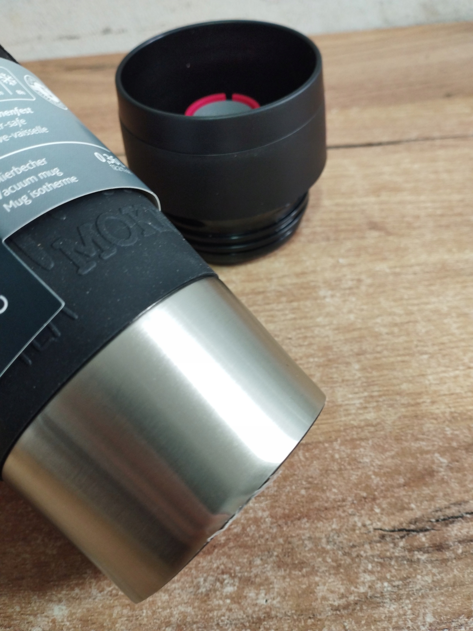 Kubek termiczny Termos ESMA TRAVEL MUG 0,36L CZARNY Pojemność 0.36 l