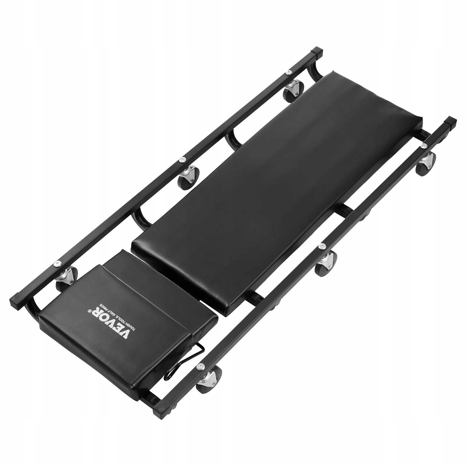 Dielenské ležadlo 1016 mm, nízke, na kolieskach nastaviteľná opierka hlavy