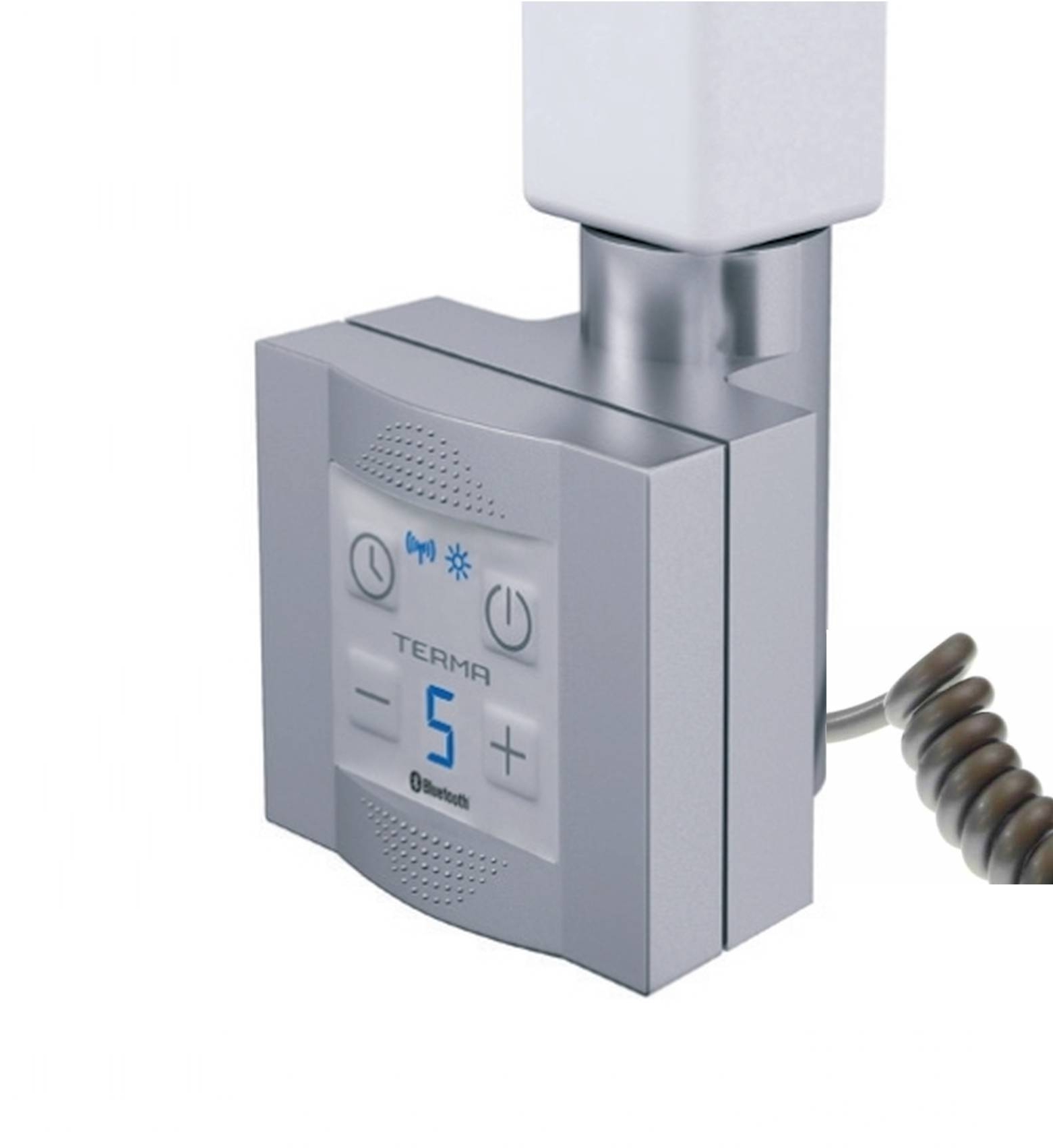 Terma Ohrievač KTX-4 Blue Silver Bluetooth; špirálový kábel s konektorom
