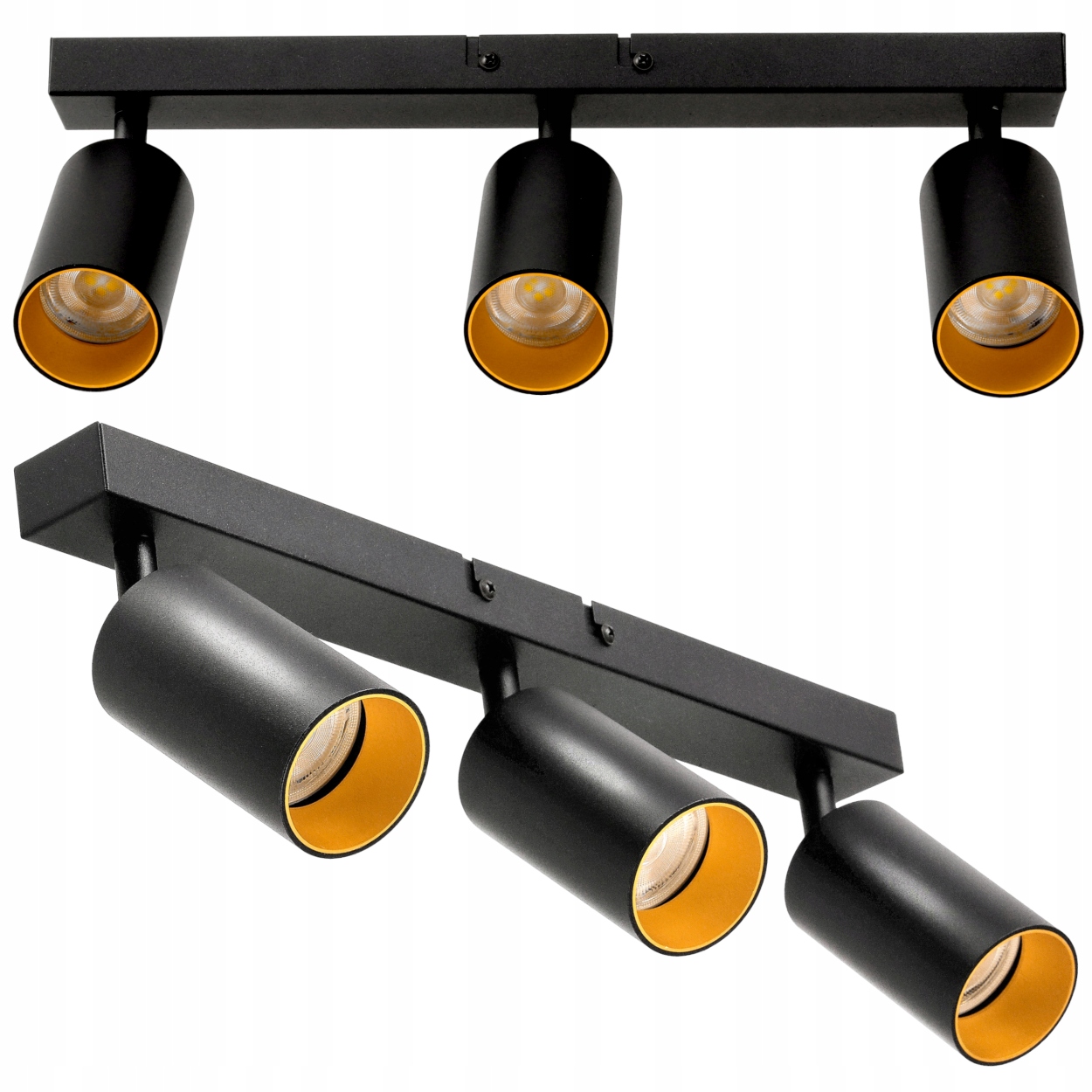 

Lampa Sufitowa Listwa Szyna Lampa Led 3xGU10 Gold