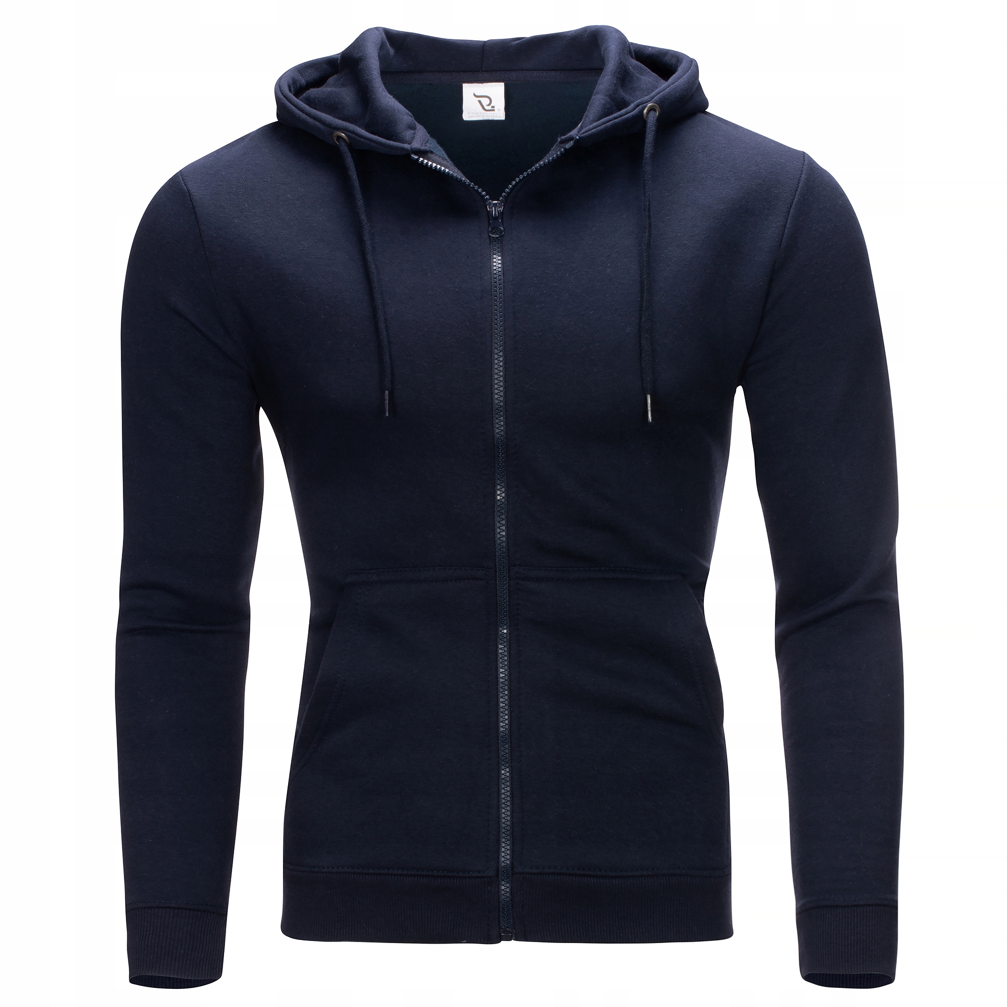 LUC02 r. M GŁADKA ROZPINANA BLUZA Z KAPTUREM