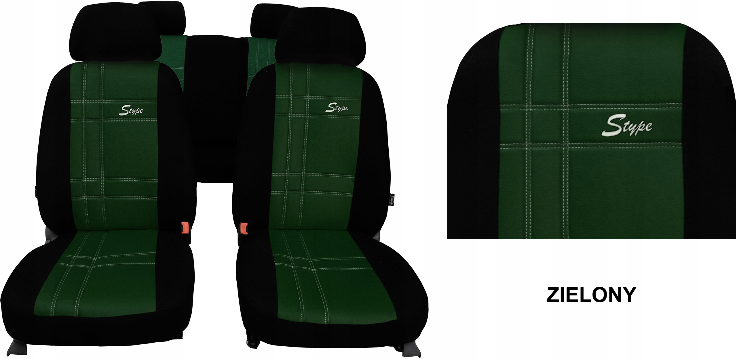 SKÓRZANE POKROWCE NA FOTELE DO CITROEN C3 II Materiał skóra sztuczna