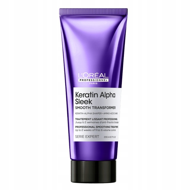Oreal Professionnel Keratin Alpha Sleek Vyhlazující Kúra Na Vlasy