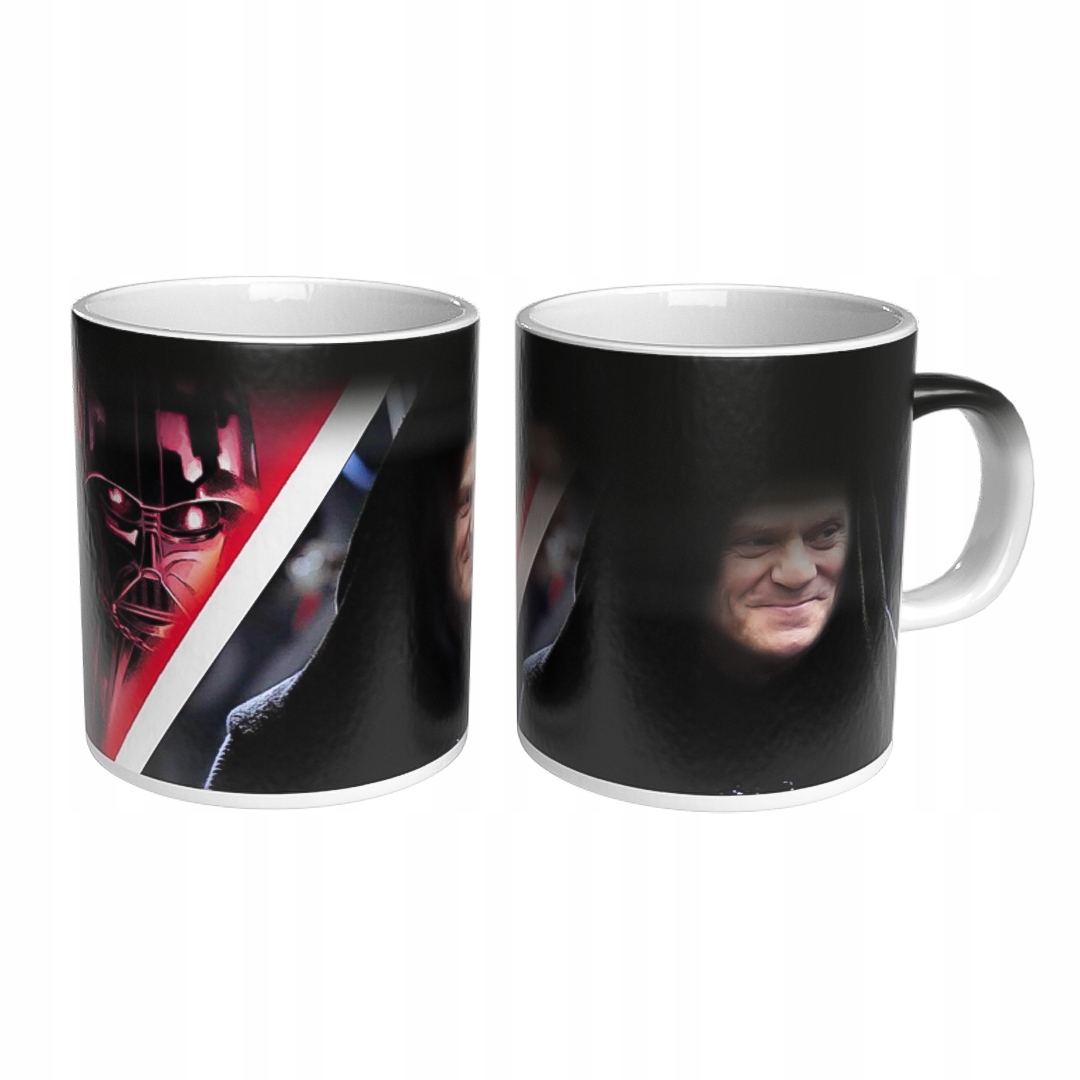 MAGICZNY KUBEK HUMOR GWIEZDNE WOJNY DONALD TUSK Pojemność 330 ml