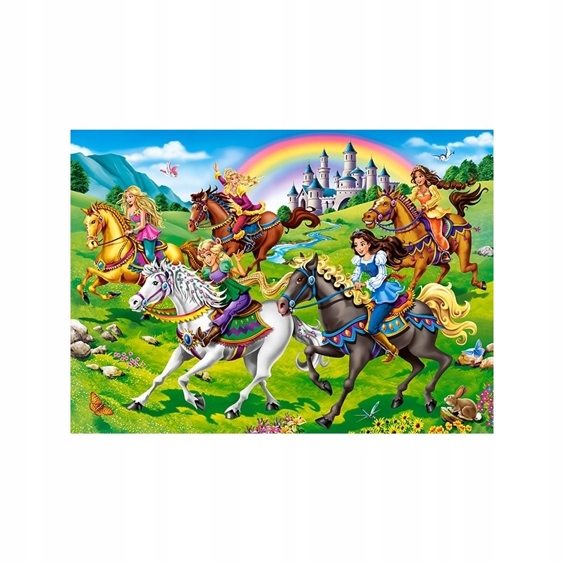 

Puzzle dla 8 latka 260 el. Przejażdżka Księżniczki