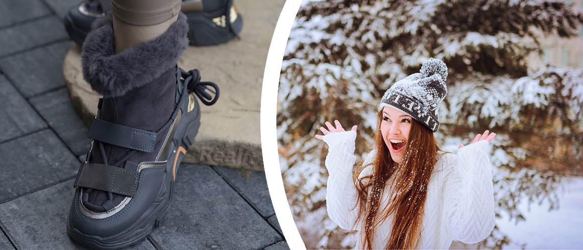 BUTY ZIMOWE obuwie Trapery na platformie OCIEPLANE zima grube futro suwak Rozmiar 41