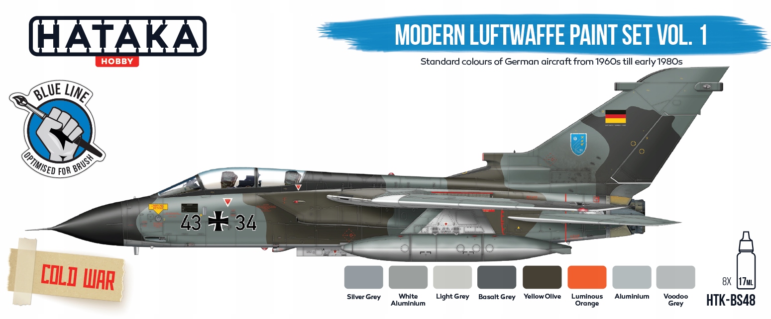 Hataka BS48 Modern Luftwaffe Paint Set Vol. 1