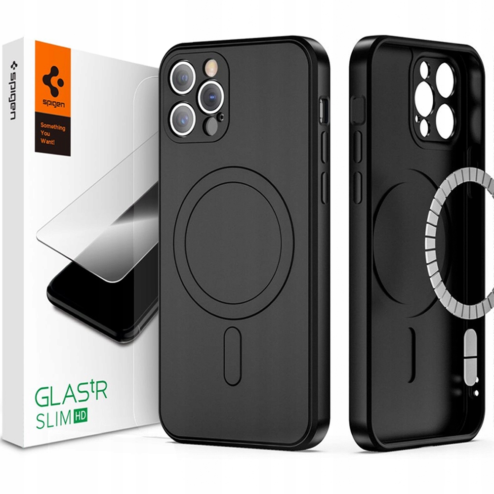

Etui Case Magsafe Na Iphone 12 Pro Szkło Spigen