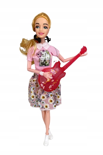 Lalka z gitarą i słuchawkami Marka Gazelo