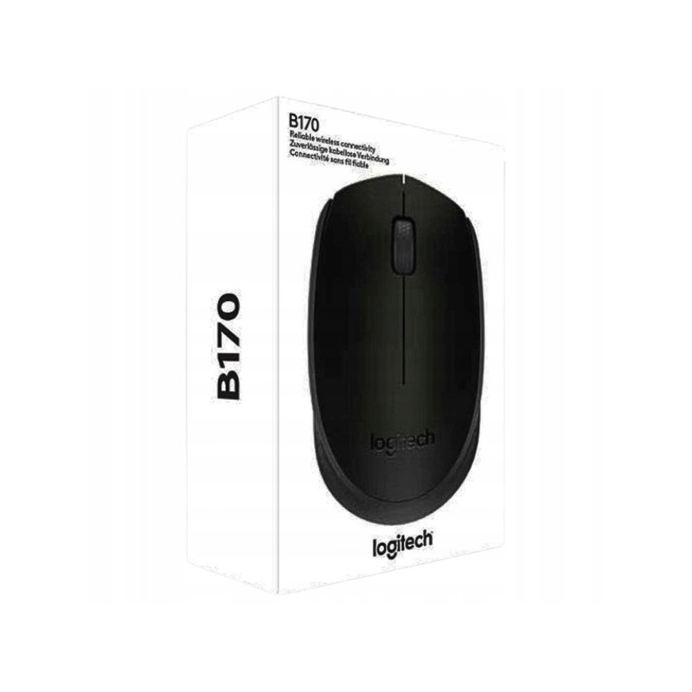Беспроводная мышь Logitech B170 оптическая черная USB Wireless Mouse Black