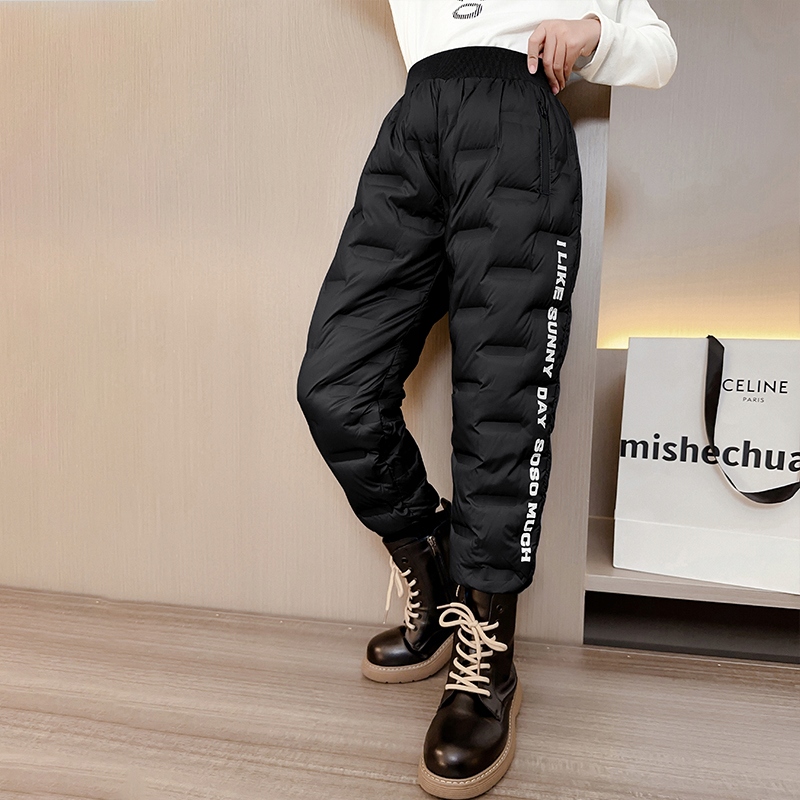 CIEPŁE GRUBE SPODNIE DRESOWE OCIEPLANE JOGGERY zimowe pikowane dziecięce Marka Inna marka