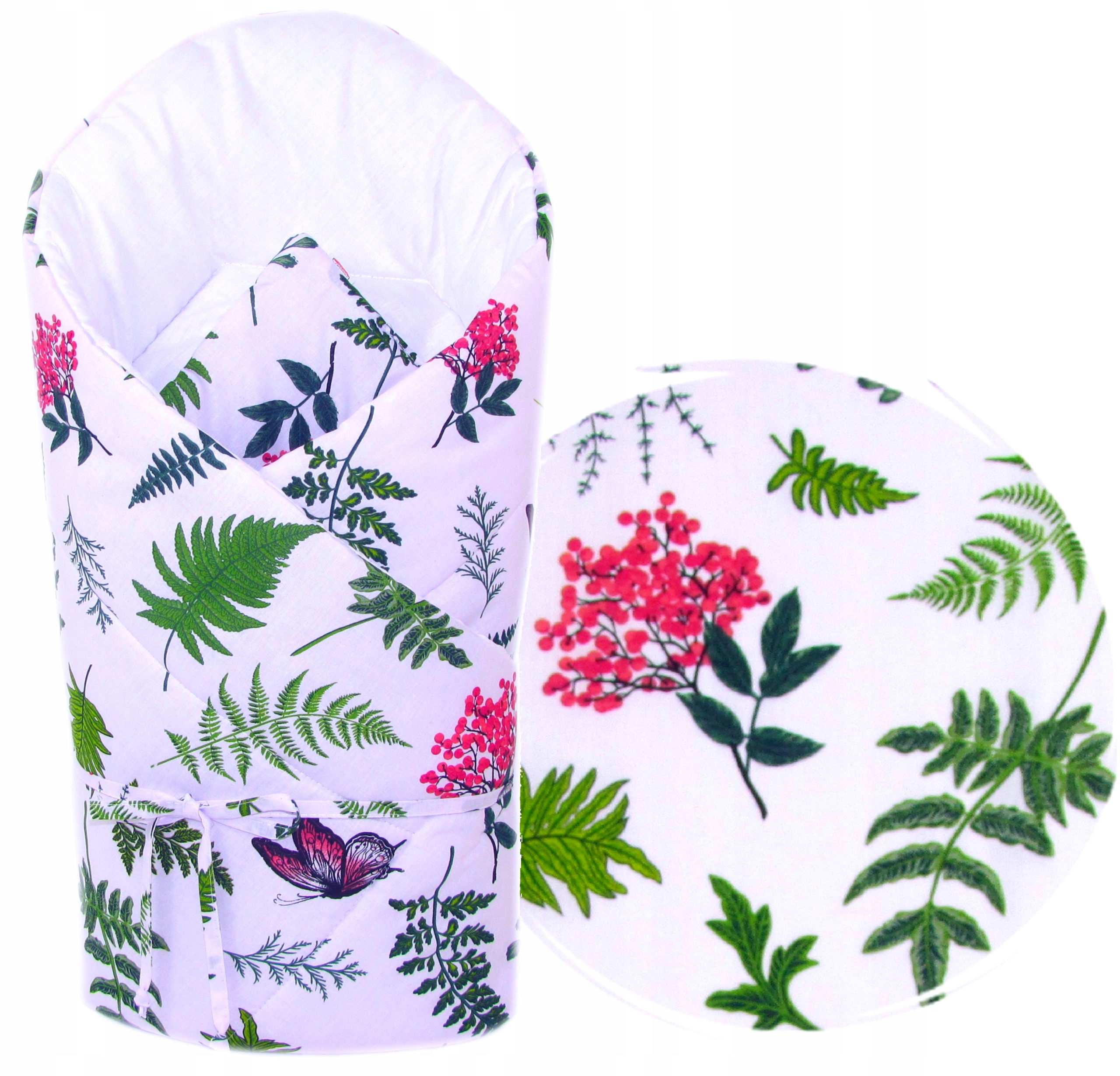 

Rożek Becik Niemowlęcy Otulacz Usztywniany Kokosem