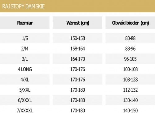 Fantazyjne RAJSTOPY CIENKIE BOCZNY WZÓR R.7-XXXL Wykończenie matowe
