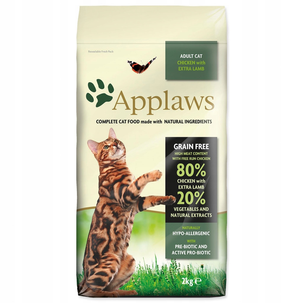 Levně Krmivo Applaws Dry Cat Chicken with Lamb 2kg