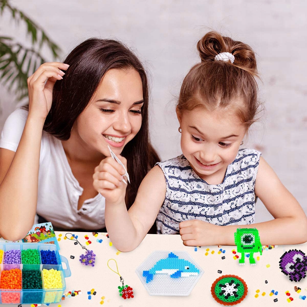 KORALIKI DO PRASOWANIA IRON BEADS+SZABLONY 5000szt Marka QULKI