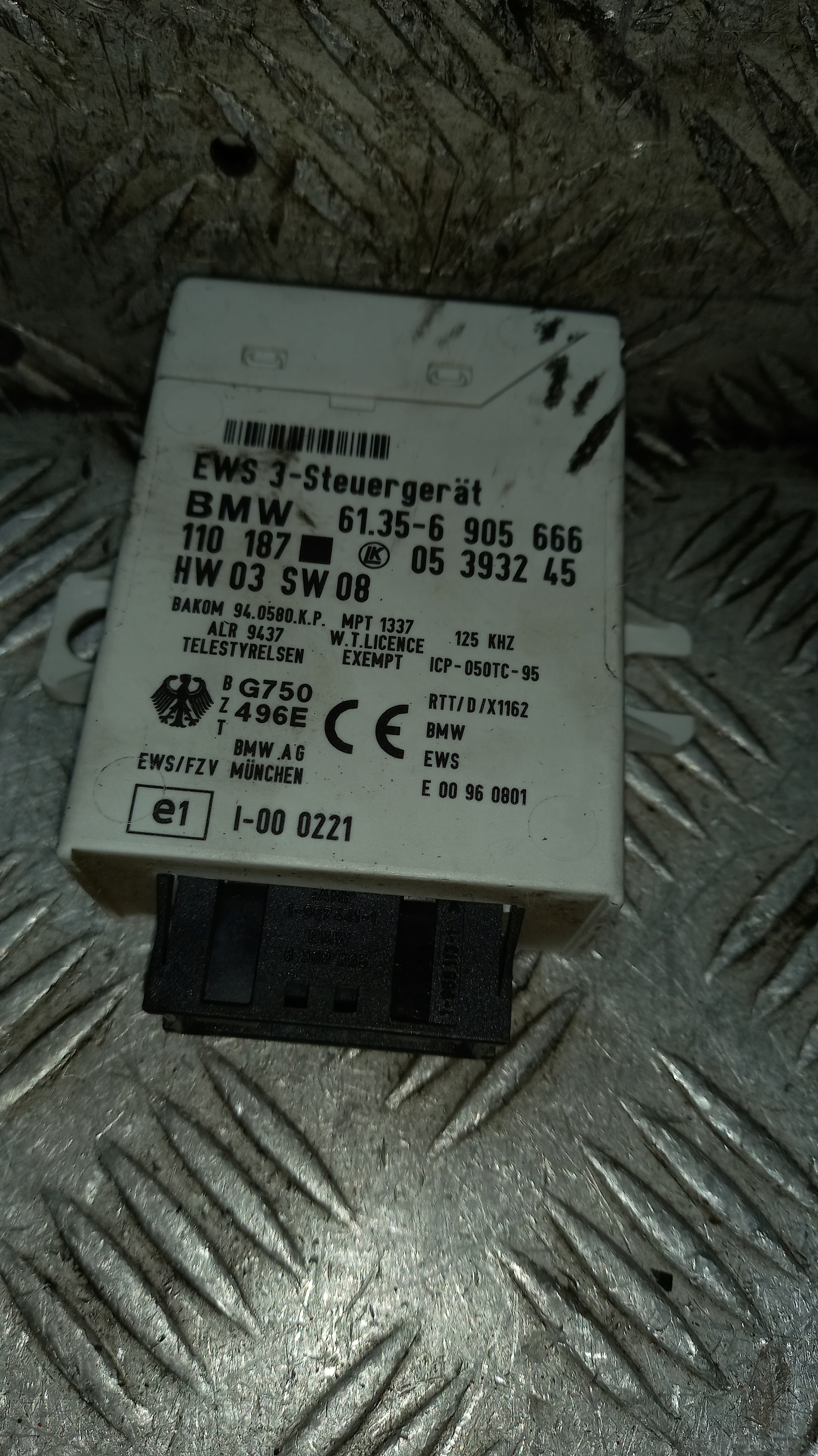 modulo STERWONIK EWS MINI ONE 61.35-6 905 666 BMW