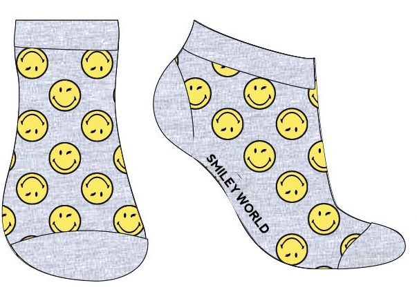 

Skarpetki Stopki Smiley Emotki 23/26 Szare
