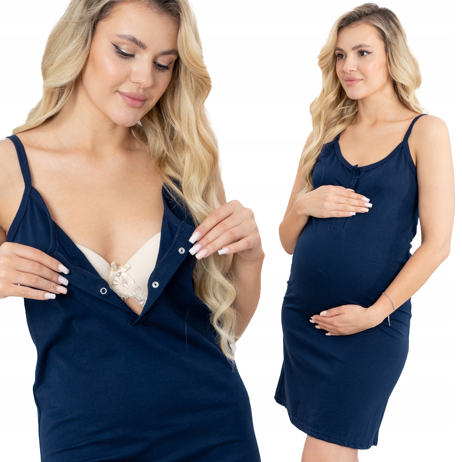 

Koszula Nocna Ciązowa Do Szpitala Karmienia 4XL