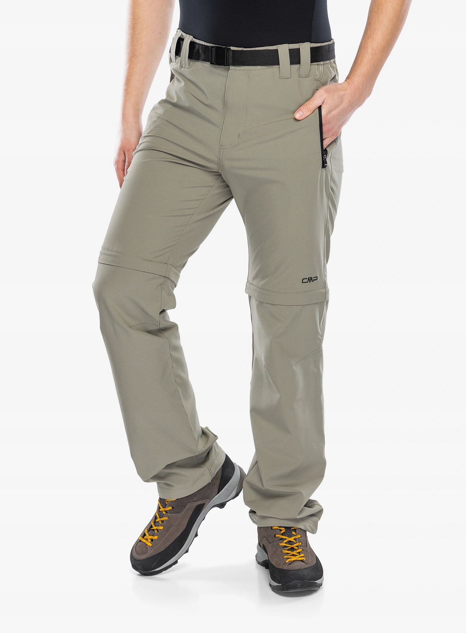 Kalhoty s odnímatelnými nohavicemi Cmp Rule Zip Off Pant sage 50 (L)