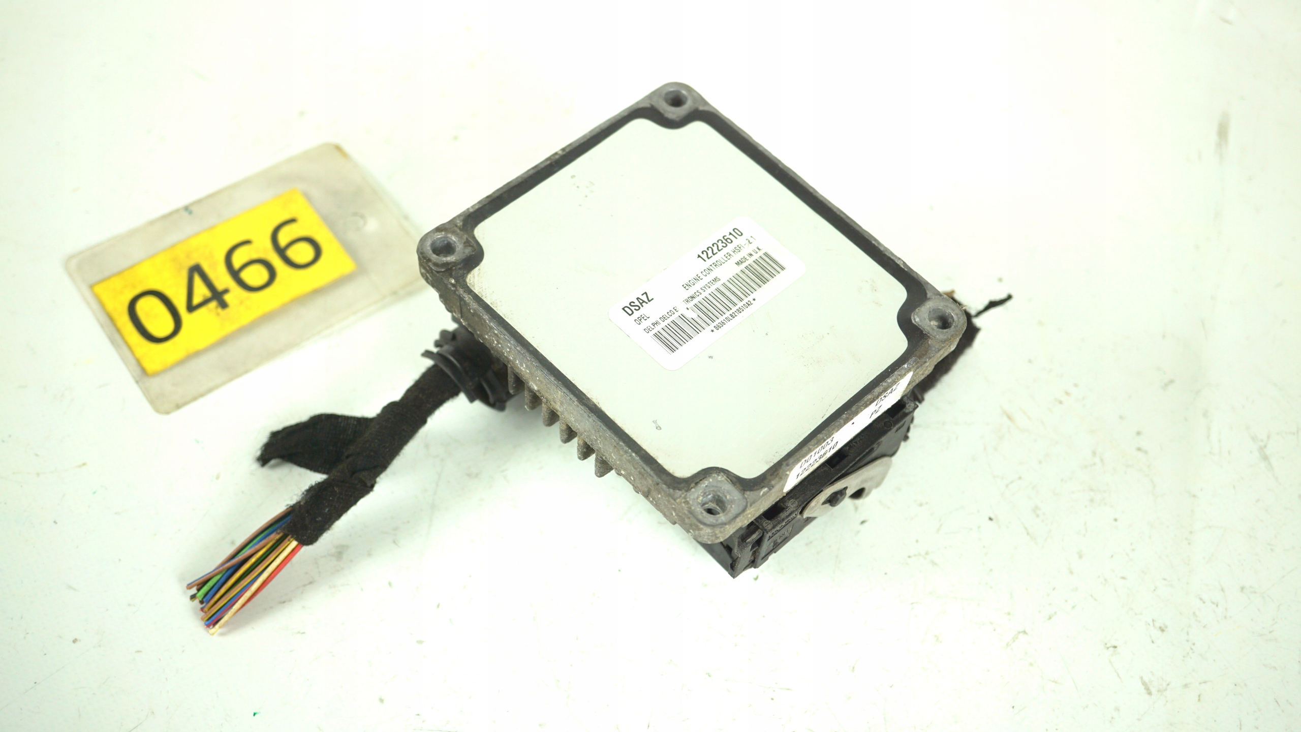 computer control unit of the engine OPEL ASTRA II 2 G 1.4 16V 12223610 DSAZ