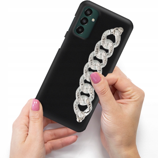 Matný Černý Pouzdro Blink Pro Samsung M13 4G, Lesklý