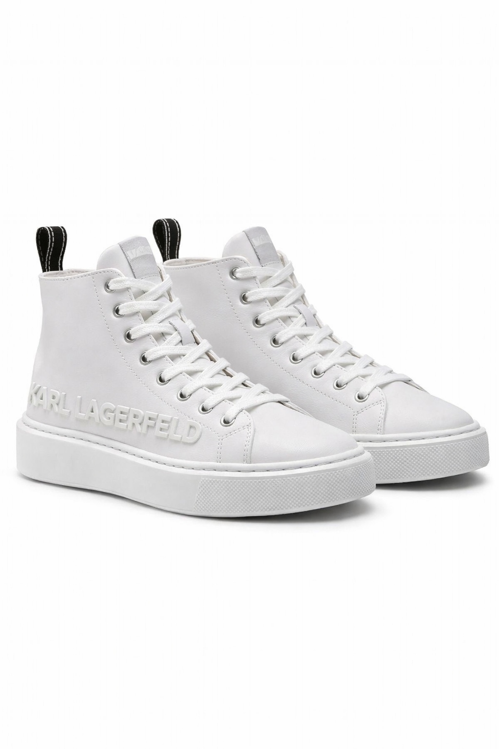 Karl Lagerfeld KL62255A Bílé Sportovní Tenisky S Logem Na Boku 39 I3C