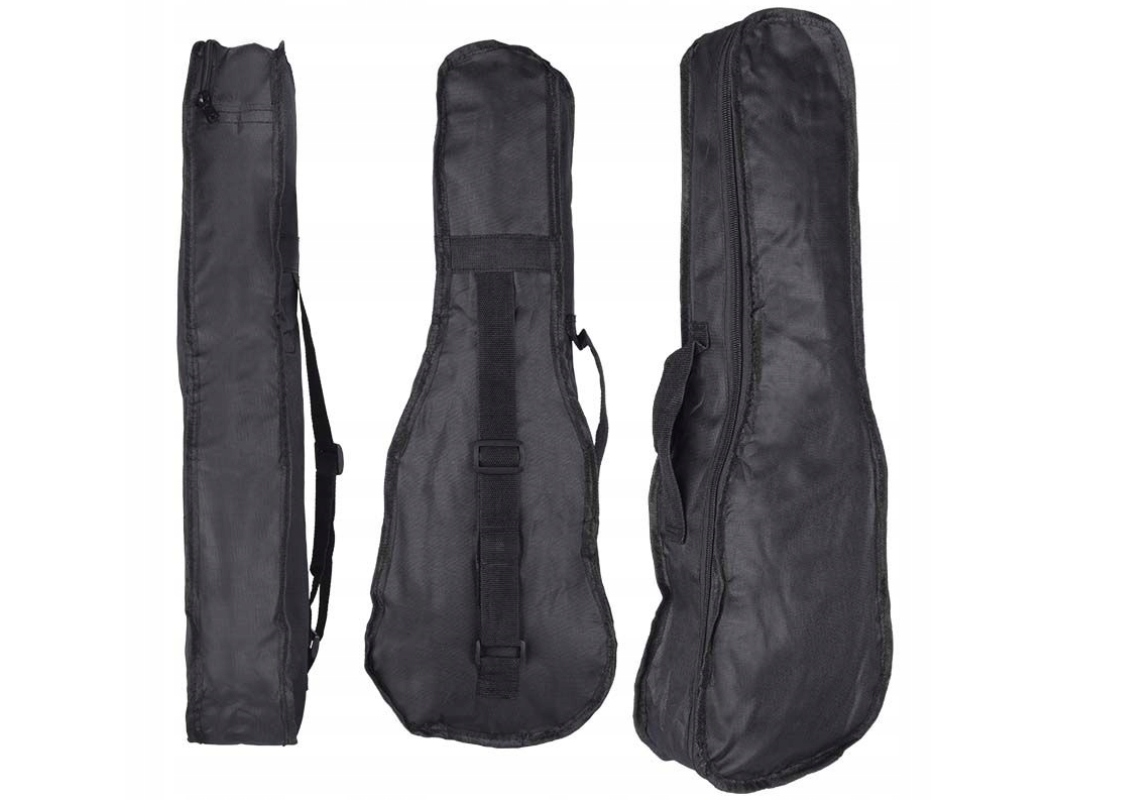 DREWNIANE UKULELE SOPRANOWE DLA DZIECI DO NAUKI GRY RÓŻNE KOLORY + GRATISY Akcesoria w zestawie kostka do gry pokrowiec tabele akordów tuner zapasowe struny