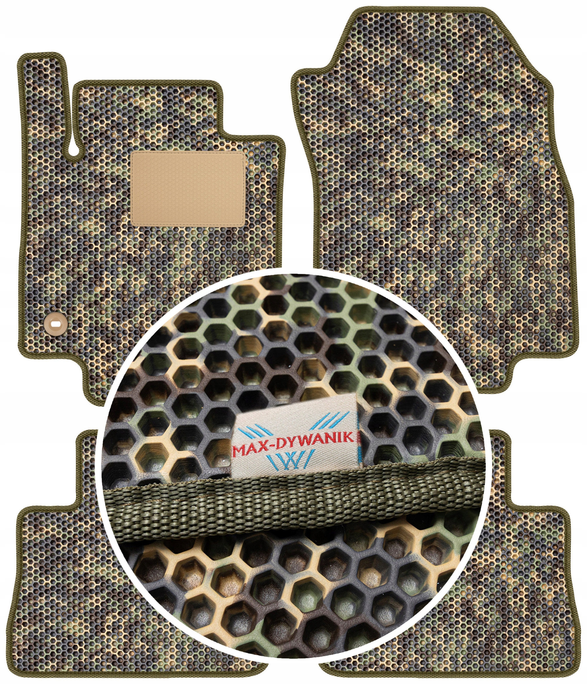 Toyota Rav4 V Manual 2019 Gumové rohože do auta Eva Moro